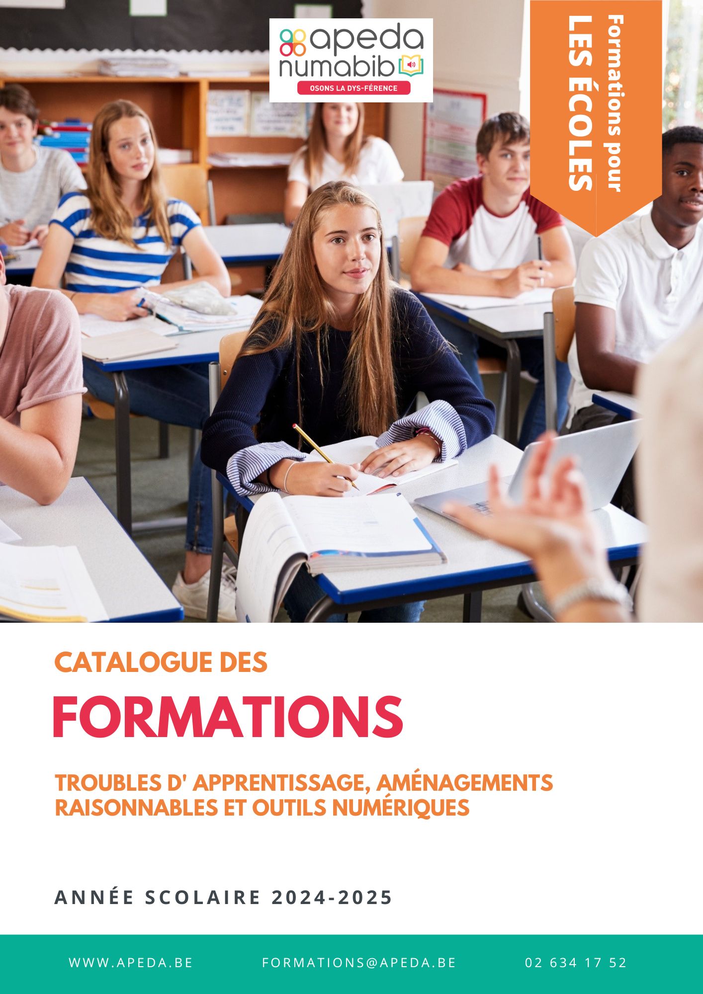 Catalogue des formations pour les écoles